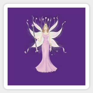 Angel Sophia - Reiki Love Angel illustration by Benita Jayne Sticker